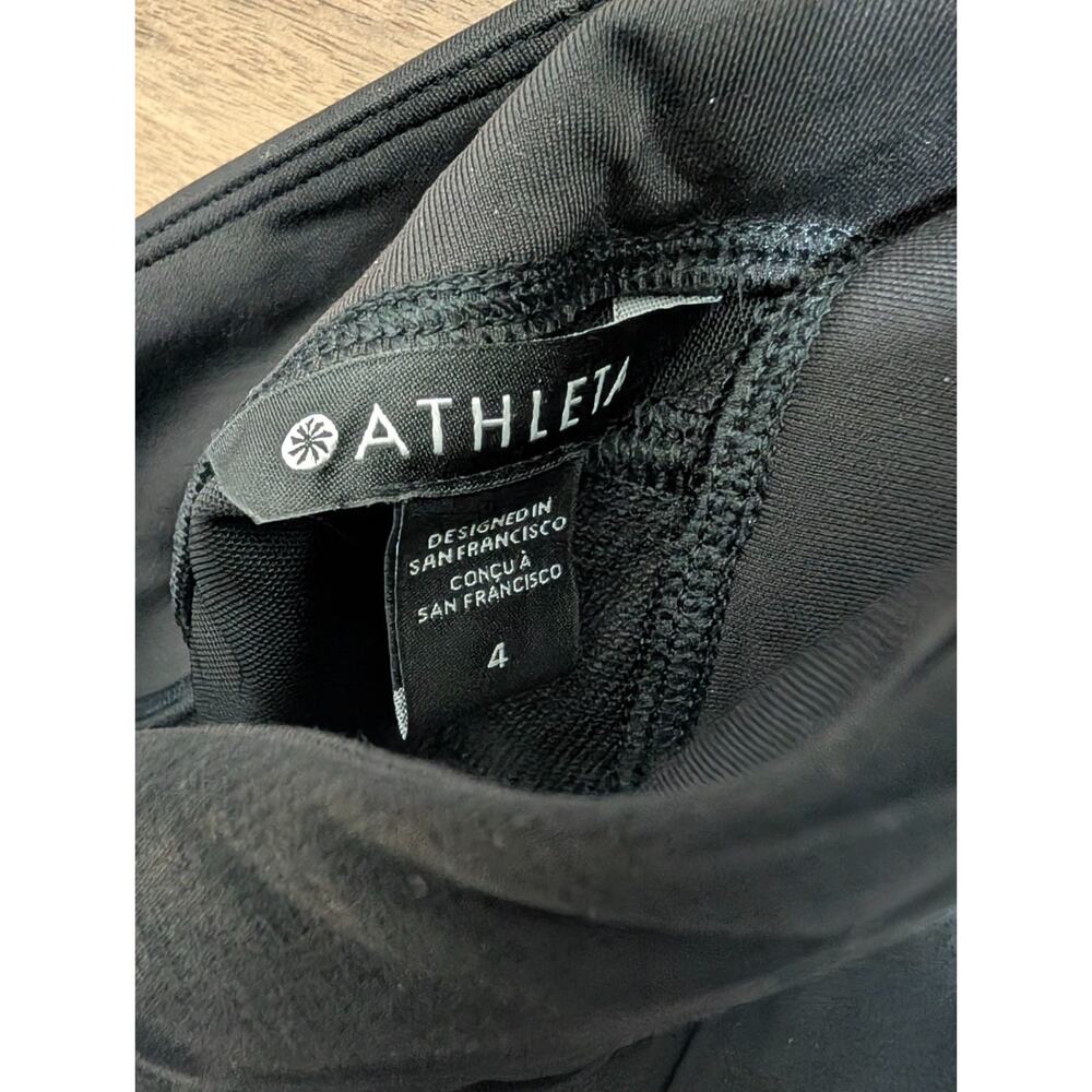 Athleta Headlands Hybrid Cargo II Tight Women's 4 Black Stretch High Waisted NWT - Picture 4 of 4